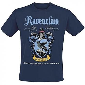 Harry Potter Ravenclaw Crest Unisex Navy T-Shirt - Medium Cotton