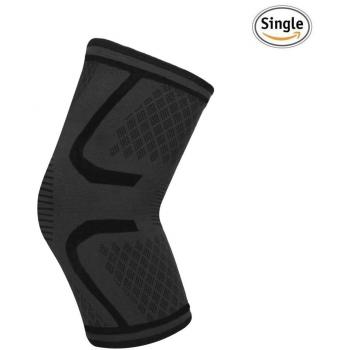 GVDV Rodillera Deportiva de 32cm a 46cm Respirable Super-elástico con antideslizante Goma, Rodilla Protector para Correr, Fútbol, Bádminton, Baloncesto, Caminata, Excursiones, etc, Gris