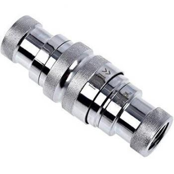 Alphacool Eiszapfen G1/4 Chrome Quick Release Coupling Set - Water Cooling Connector