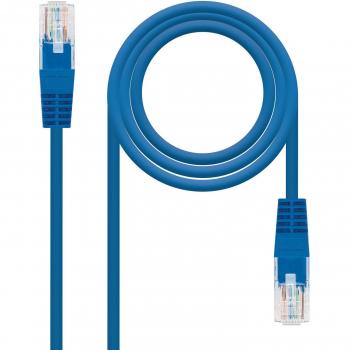 Nanocable Latiguillo RJ45 CAT.6A LSZH UTP AWG24 0.30m Azul