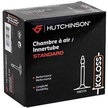 Cámara de Aire Hutchinson Koloss 29x2.30 Válvula Presta 48 mm, Unisex Adulto, Negro, compatible con neumáticos de 29 x 2.30 a 2.85