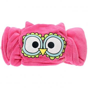 LazyOne Hooded Critter Manta de Lana Encapuchado Owl