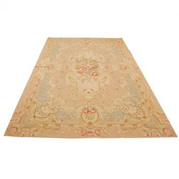 Aguja de Punto Clásica Floral Estilo Francés 280x190 CM Dibujo Aubusson