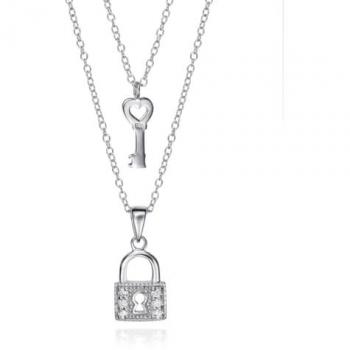 Collar de Mujer Viceroy Joyas con Cándado y Llave Modelo 5091C000-30