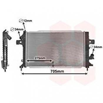 Van Wezel 37002383 Radiador, refrigeración del motor