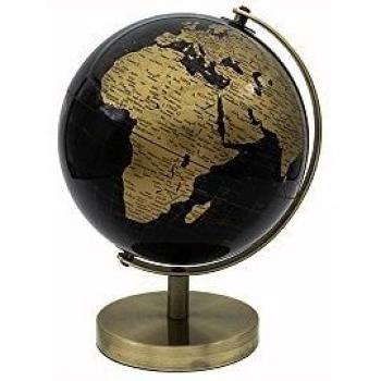 De la Marca Lesser & Pavey Globe, Dorado y Negro, 27 cm