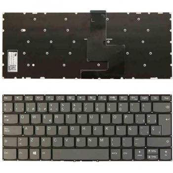 Teclado para portátil Lenovo Ideapad 330-14ikb Gris Sin Marco