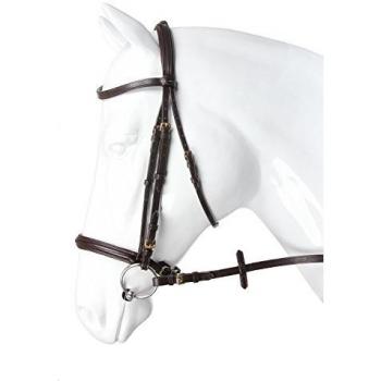 Horka Brida detache, marrón y dorado, Pony