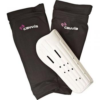 Cawila Schienbeinschoner Move - Espinilleras de fútbol, color negro, talla S