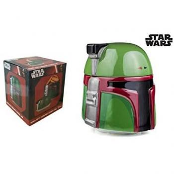 Star Wars Boba Fett de cerámica tarro para galletas, color verde