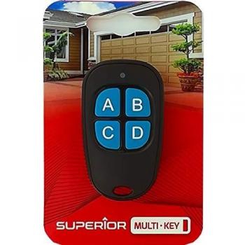 Superior Electronics SUPRF004 - Mando a Distancia Universal de Cuatro Canales, frecuencia Variable de 433,92 a 898 MHz, código Fijo