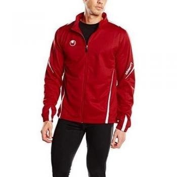 Uhlsport Trainingsjacke Team - Chaleco de fútbol para hombre, color rojo / blanco