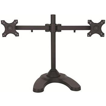 TradeMount Soporte de Mesa para Monitor con pie para Dos monitores Extensible inclinable 90° girable 360° para DELL 24 U2414H