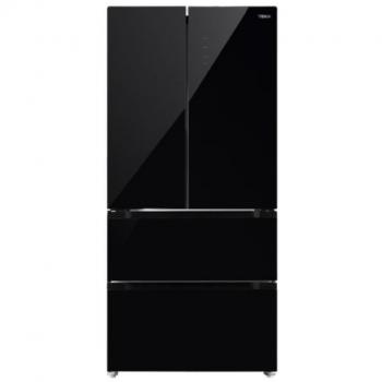 Frigorífico Multidoor TEKA RFD 75850, No Frost, Cristal Negro