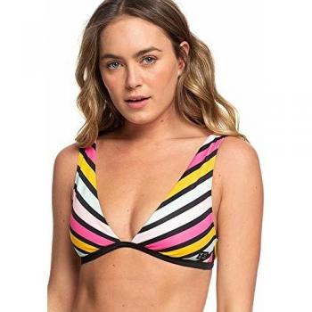 Roxy - Top de Tri Bikini Largo - Mujer - M - Azul