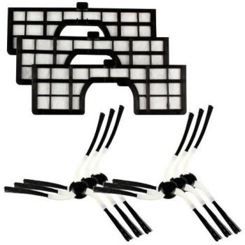 Menalux MRK02 - Kit de cepillos y filtros aspirador robot Samsung Navibot