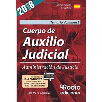 Cuerpo de Auxilio Judicial de la Administracion de Justicia. Temario. Volumen 2. Tercera edicion