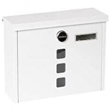 ARREGUI Chance E7101 Exterior de Acero, Correo con Cerradura Tapada y Tarjetero, Buzón de Pared Mediano