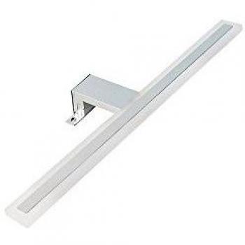 Emuca 5071711 Luminaria LED para espejo de baño 7W, cromado, L 450mm [clase de eficiencia energética A+]