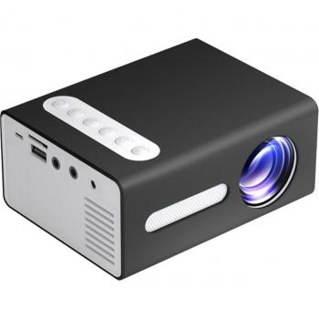 Miniproyector LED HD 1080p Compatible con HDMI y USB, Reproductor Multimedia de Audio para el Hogar, Sistema de Cine en Casa para Niños, Enchufe Americano