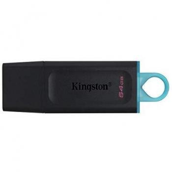 Kingston DataTraveler Exodia DTX/64GB Flash Drive USB 3.2 Gen 1 - with Protective Cap and Keyring in Multiple Colours
