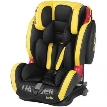 Be Cool Thunder Isofix - Asiento de coche para niño, grupo 1-2-3, diseño Giallo Modena