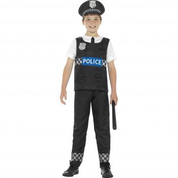 Smiffy's Disfraz de Policía Ingles para niño