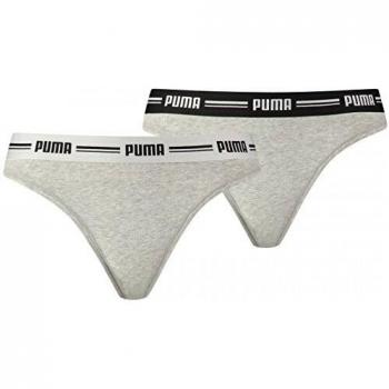 PUMA 583022001 Thong Panties, Grey, XL