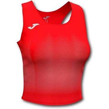Joma Elite VII Top Running, Niñas, Coral flúor, 4XS-3XS