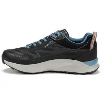 Zapatilla de trekking Chiruca Sucre 03 Gore-Tex para hombre, color gris oscuro con detalles en azul, talla 46