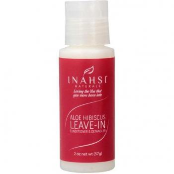 Acondicionador Inahsi Hibiscus Leave In Detangler 57 g, acondicionador sin enjuague, formulado con hibisco, desenredante, hidratante, ideal para todo tipo de cabello