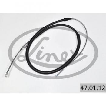 Cable de freno de estacionamiento LINEX 47.01.12 - Tipo: Cable, características: diseño específico para freno de estacionamiento, alta resistencia, fácil instalación, compatible con múltiples modelos de vehículos
