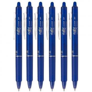 Pilot Azul Frixion Clicker Retráctil Fino Punta redonda Borrable Plumas Pluma 0.7mm Punta Plumilla 0.35mm Línea BLRT-FR7