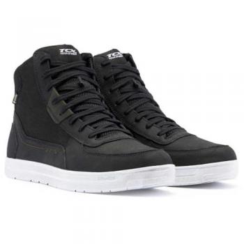 BOTA TCX MOOD 2 GORE-TEX® NEGRO/BLANCO/VERDE, Zapatos de moto impermeables para hombre, talla 36 EU