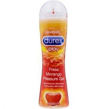 Durex Play Lubricante Íntimo Sabor Fresa Hidrosoluble 50ml