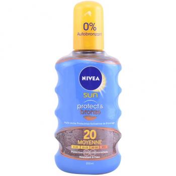Aceite Solar Nivea Protect & Bronze 200 ml SPF 20 Spray