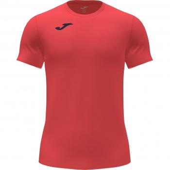 Joma Record II Men's Short Sleeve Running T-Shirt in Fluorescent Coral