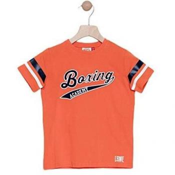 Leone - Camiseta Infantil de Manga Corta Leone Academy - Naranja