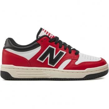 Zapatillas New Balance 480 Infantil Rojo/Blanco