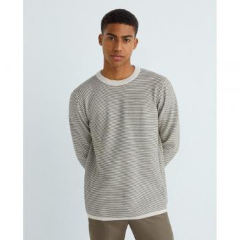 Jersey Jack & Jones Lucas Rayas Marrones Regular Fit de Hombre