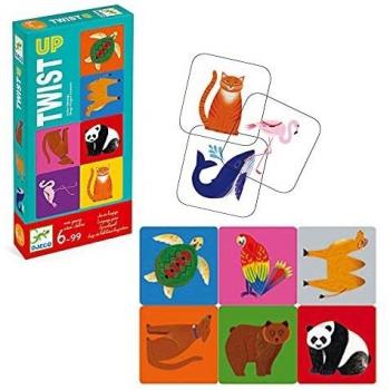 DJECO- Juego Twist up Juguetes para apilar y Encajar
