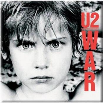 Imán de nevera U2 Guerra Talla Única blanco/negro