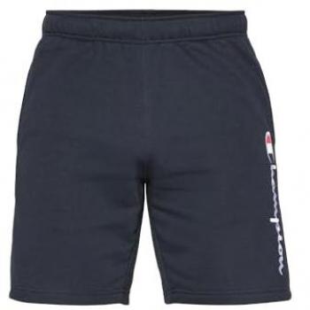Pantalón corto Champion Legacy Authentic Cotton Big Logo negro para hombre, tamaño XL
