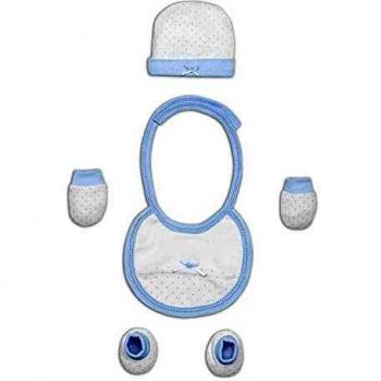 Interbaby SET01-01 - Interbaby-Set Primera Puesta 4 Piezas Azul