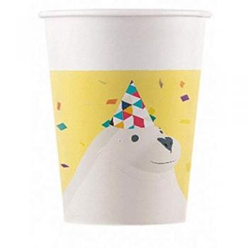 Procos Pr89735 Pack de 8 Vasos de Papel