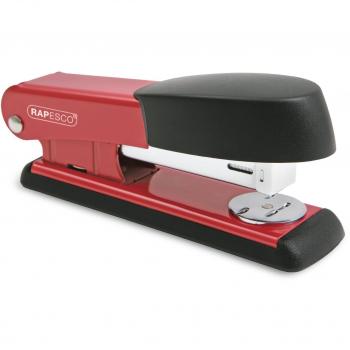 Rapesco Bowfin Grapadora Metálica de Sobremesa - Capacidad 25 Hojas - Compatible con Grapas 26/6 y 24/6 - Funciones de Grapado Cerrado y Abierto