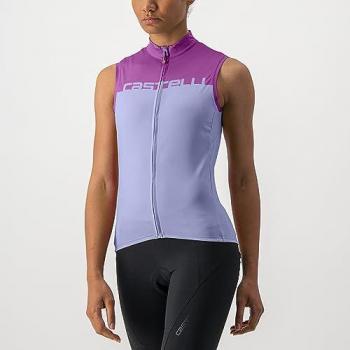Maillot Castelli Velocissima Sin Mangas Mujer Lila XS
