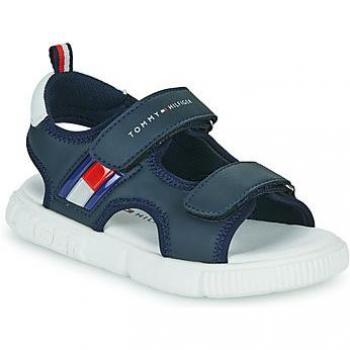 Tommy Hilfiger Blue Velcro Baby Sandals