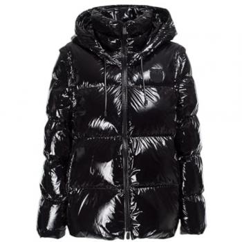 PINKO Women's Black Regular Fit Down Jacket Size S
