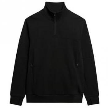Sudadera Superdry Tech Media Cremallera Negra para Hombre - XL